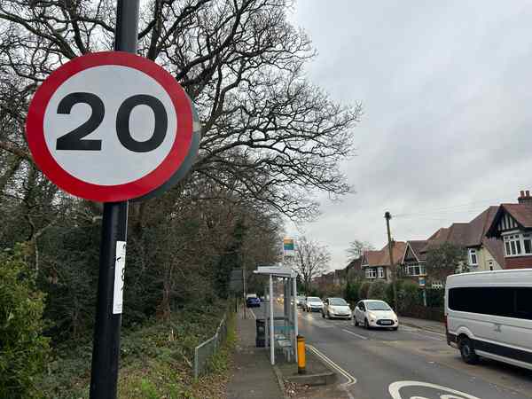 Hill Lane nr Burgess Rd may revert from 20 30 LDRS