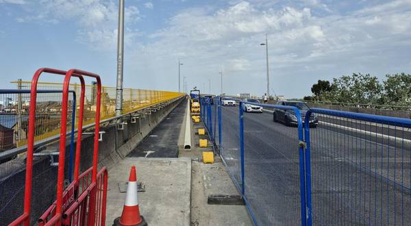 itchen bridge work SCC july 26