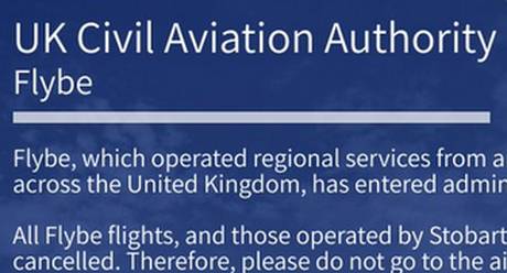 flybe CAA tweet cropped