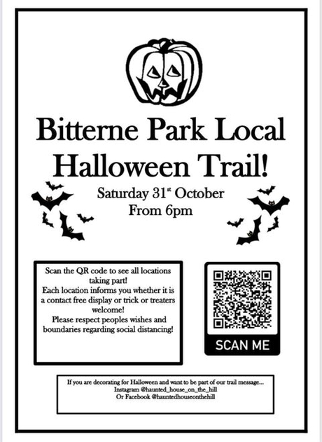 halloween trail poster