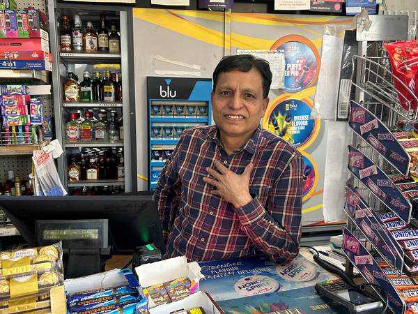 Krishan Khuran owner of Brookvale Convenience Store Portswood ldrs