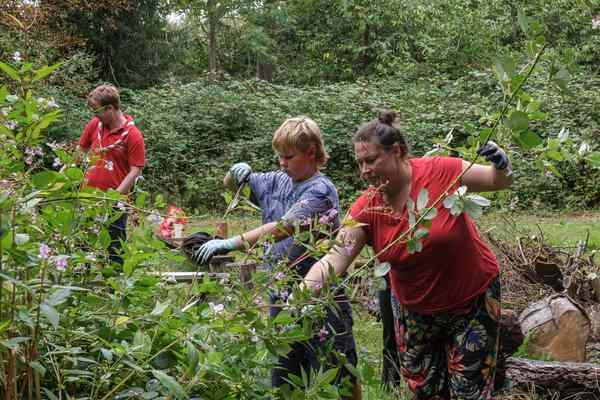 scouts clean up Woodmill AC 2 photo Scouts